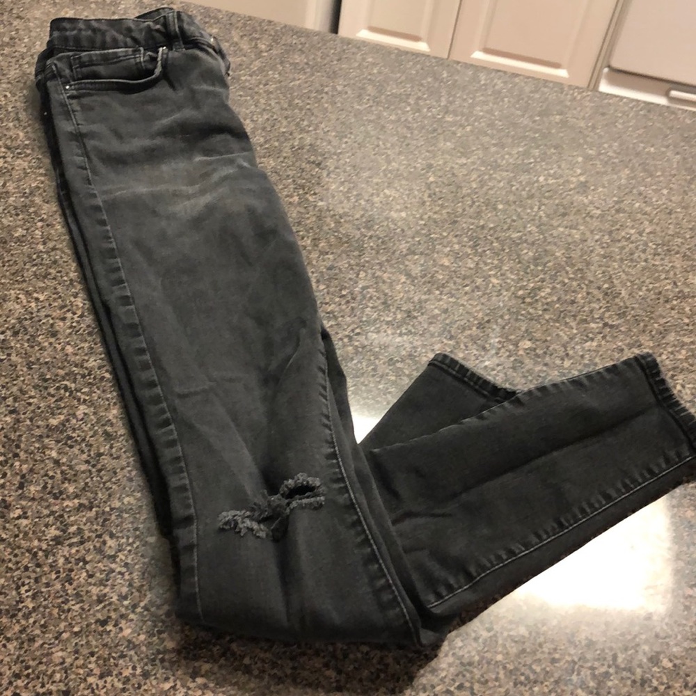 🖤Black denim pants🖤